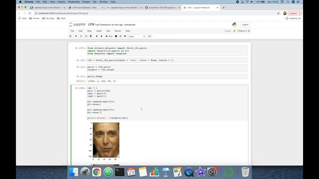 Facial Recognition on Labeled Faces in the Wild with Python смотреть онлайн