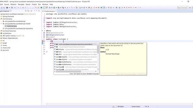 Spring JPA Couchbase application with SpringBoot | Java Techie смотреть онлайн