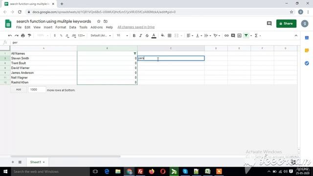 Google Sheets & Excel - Search For Multiple Keywords смотреть онлайн