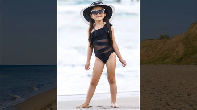 Children's swimwear. Swimwear for a girl 10-14 years old смотреть онлайн