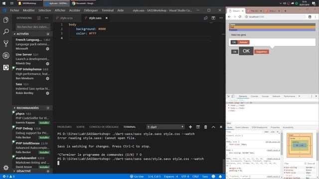 Le préprocesseur SASS (9/11) : La syntaxe SASS смотреть онлайн
