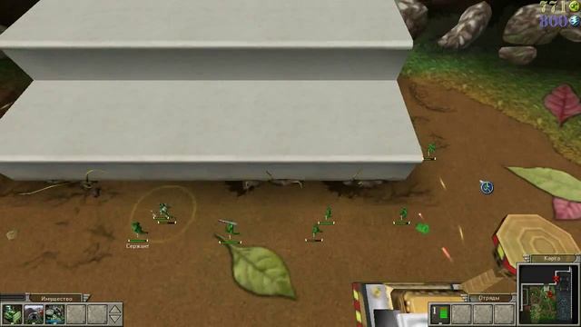 Army Men: RTS. Прохождение №4 (На подступах к дому) смотреть онлайн