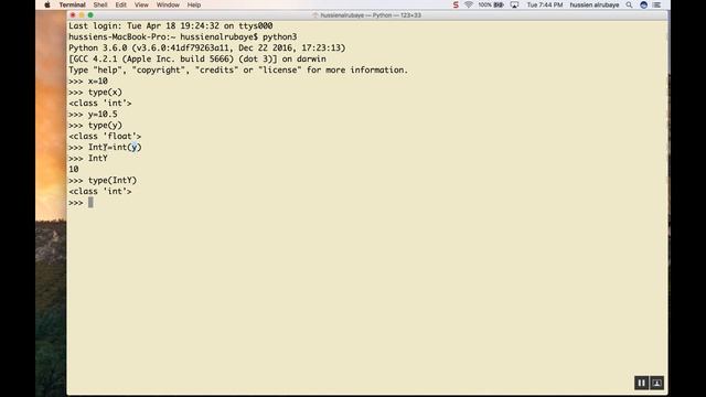 Python - Convert between data Types - Tutorial 1 - Video 22 смотреть онлайн