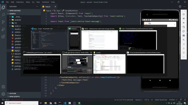 Cara Membuat Toast Message Keren dengan React Native смотреть онлайн