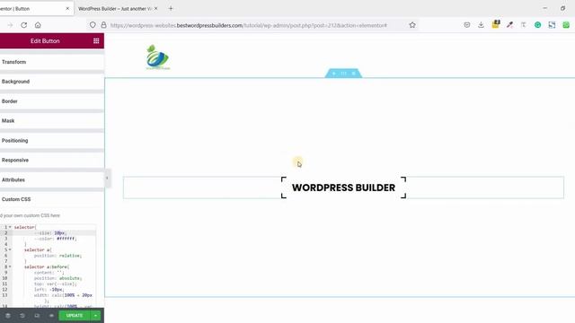 How to Create Elementor Animated Border Button Effect | WordPress Builder смотреть онлайн