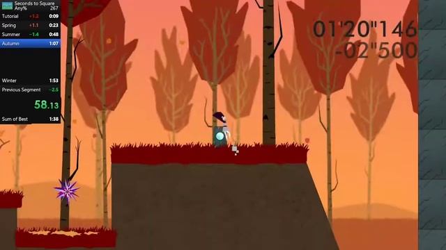 Seconds to Square Any% in 1m44s смотреть онлайн