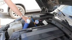 Самостоятельная дозаправка автомобильного кондиционера