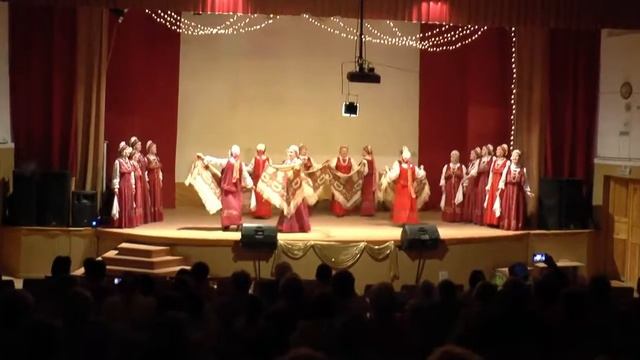 Хоровод с шалями исп хор русской песни г Онега смотреть онлайн