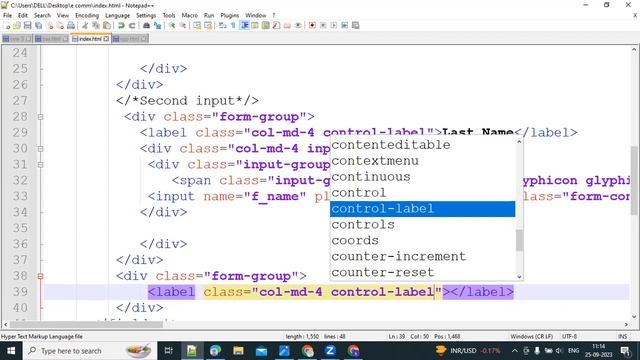 Bootstrap 3 Create Sign Up Form / Lecture 21 смотреть онлайн