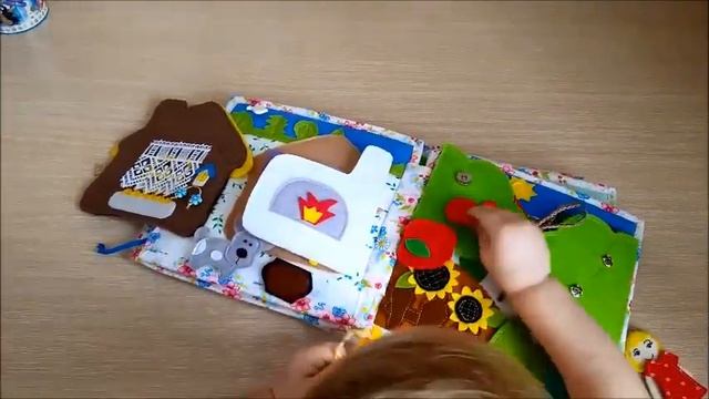 Развивающая книжка "Путешествие в деревеньку" #ФетрЮля смотреть онлайн