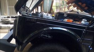 Нива Легенд Туапсе. Передние LED фары и надфарники. Колхоз дело добровольное.