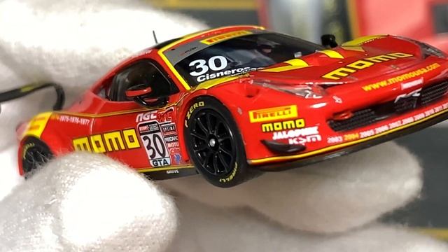 Nuevo unboxing. Ferrari 458 Italia GT3 (2013) Pirelli World Challenge 2015 by Tarmac/IXO Models смотреть онлайн