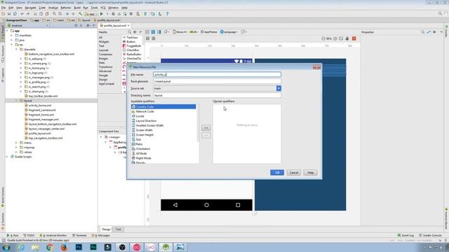 Android Studio Firebase Instagram Clone App 8# Profile Activity Toolbar with Option смотреть онлайн