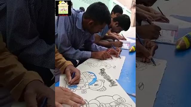 Painting day with special children смотреть онлайн