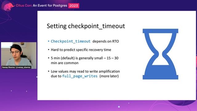 Optimizing Postgres for write heavy workloads ft. Checkpoint and WAL configs | Citus Con 2023 смотреть онлайн