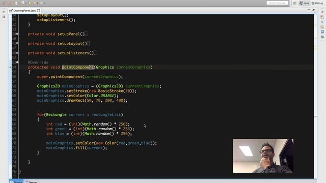 Drawing Shapes In Java смотреть онлайн