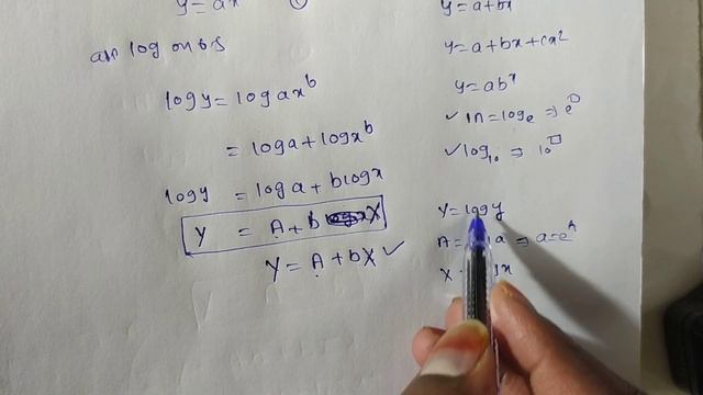 curve fitting of y= ax^(b)/ fitting a power function y= ax^(b) by method of least squares смотреть онлайн