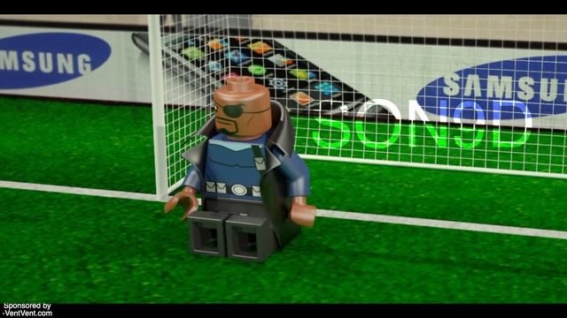 Lego Football Penalty Shootout - Lego football penalty shootout between Lego Superheros