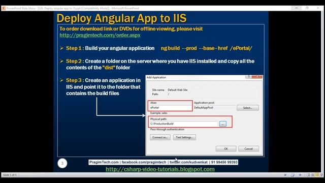 Deploy angular app to IIS смотреть онлайн