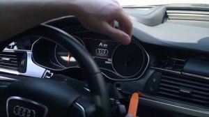 Как правильно снять приборы Audi A6/A7