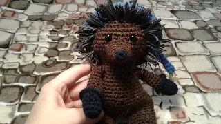 Ежик крючком. Игрушка своими руками (часть 4). смотреть онлайн