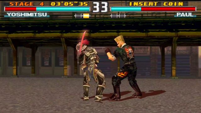 Tekken 3 | Yoshimitsu | Arcade Battle | Hard Mode | Tekken 3 Gameplay | PSX смотреть онлайн