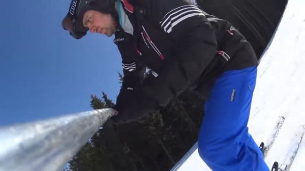 Лыжная селфи-палка (ski pole selfie)