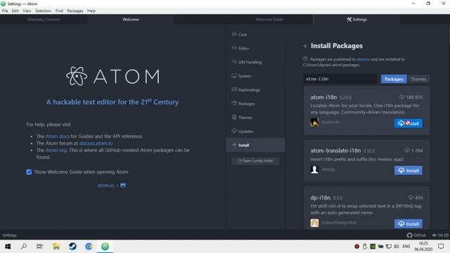 КАК РУСИФИЦИРОВАТЬ РЕДАКТОР HTML ATOM смотреть онлайн