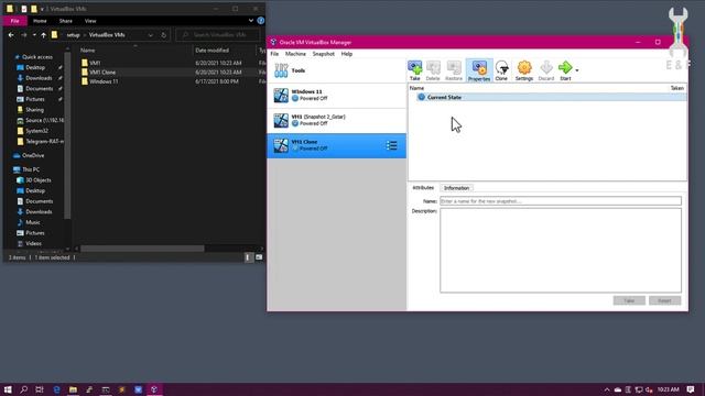 How To Clone Virtual Machine in VirtualBox 6.1 смотреть онлайн