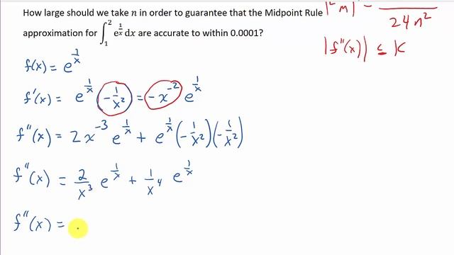 Midpoint Rule - Error Bound Example 3 смотреть онлайн