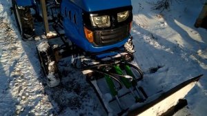 Снеговой отвал для мини трактора Русич т12