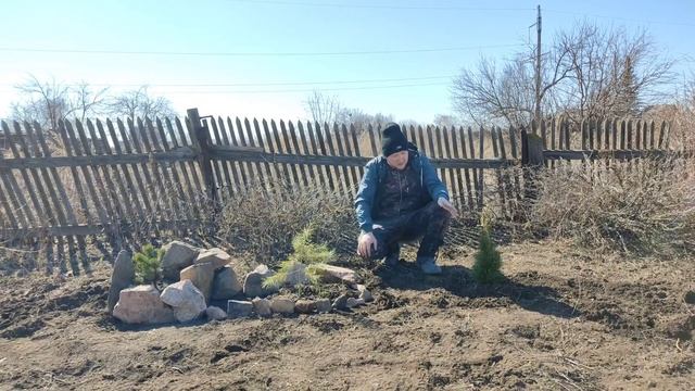 Рабочий день на даче! Альпийская горка! Крестьянский обед.