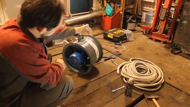 Вытяжка приточка в малярку ч.1