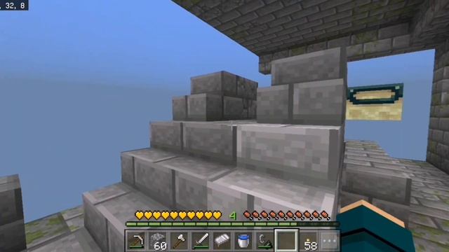 Я построил портал в ад на Одном Чанке в MINECRAFT смотреть онлайн