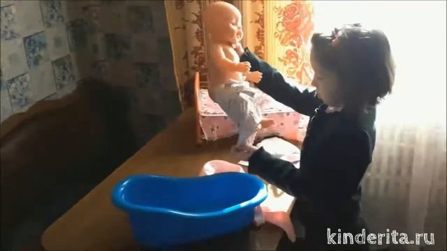 Кукла Baby Born — обзор от Юли и Валерии смотреть онлайн