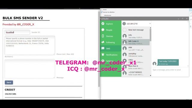 How to spam uk cc using SMS SENDER [ TUTO ] смотреть онлайн