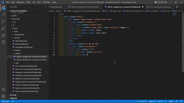 Laravel 9 E-Commerce - Admin Category Page смотреть онлайн