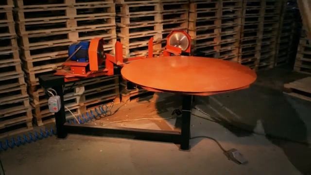 Станок обрезки углов поддонов Оptima УПМ2 смотреть онлайн