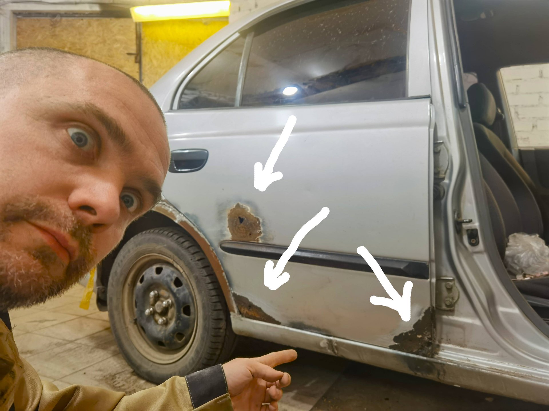 Как восстановить гнилую дверь на авто самому и убрать рыжики своими руками. смотреть онлайн