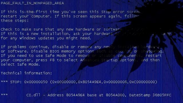 Broken screen windows error 4k UDH Wallpaper 4k (pantalla rota) смотреть онлайн