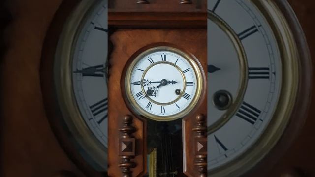 Настенные часы с четвертным боем. Gustav Becker. 1904г. смотреть онлайн