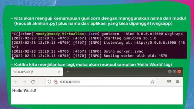 Tutorial Deploy flask app dengan menggunakan nginx dan gunicorn смотреть онлайн