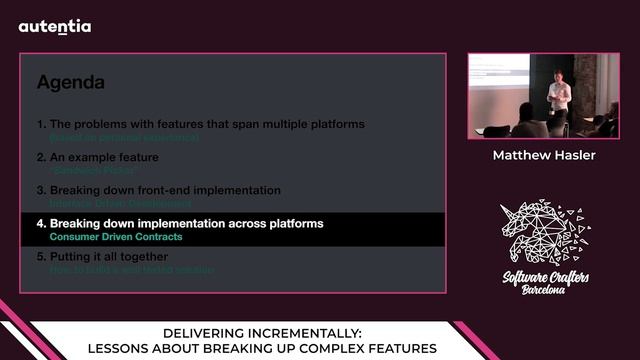 Delivering incrementally: lessons about breaking up complex features - Matthew Hasler - SCBCN 22 смотреть онлайн
