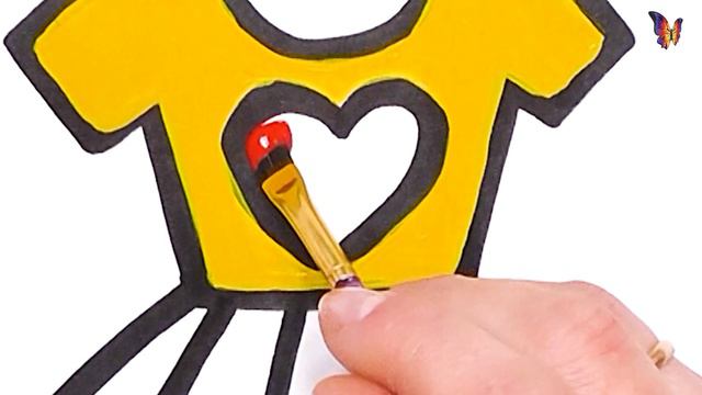 Как нарисовать платье. Несложные уроки рисования для ребенка. Раскраски своими руками без принтера смотреть онлайн