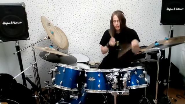 PARANOIAC PERSONALITY ALICE COOPER DRUM COVER смотреть онлайн