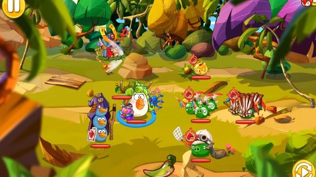 Игры про Энгри Бёрдс: ANGRY BIRDS EPIC (злые птички)- прохождение игры  на русском языке (эпизод 13