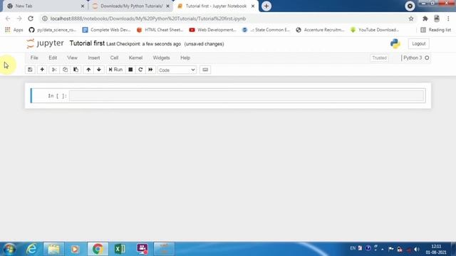 Jupyter Notebook कैसे चलाए? | Complete Python 3 Bootcamp in Hindi | #JupyterNotebook #Python3 смотреть онлайн
