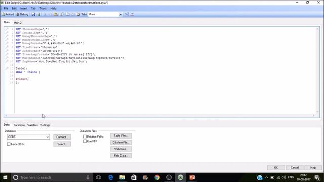 Joins In Qlikview | Data Transformations | Cross Table In Qlikview # Part 9 смотреть онлайн