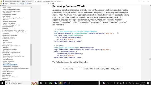 Scala 2 Spark Day 34 - buckets, removing stopwords, tf, tfidf 2022 08 22 12 40 28 смотреть онлайн