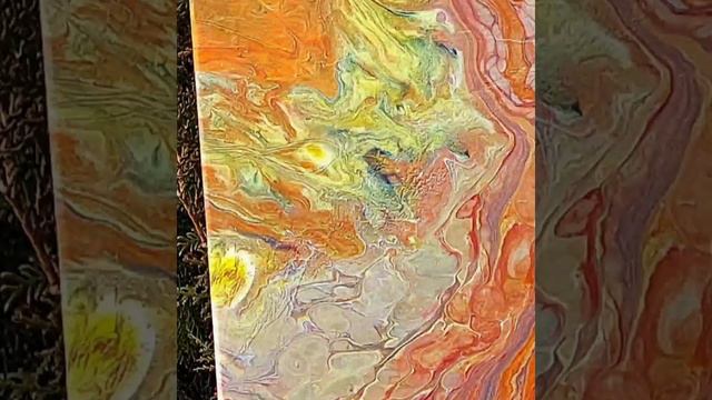 Картина жидким акрилом холст на подрамнике 40х50 см#0011